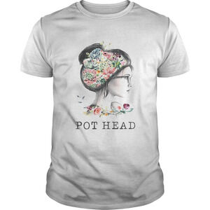 Garden Flower Girl Pot Head Shirt